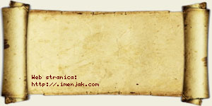 Natalija Joksimović vizit kartica